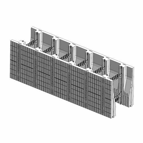 ICF Blocks & Insulation Products - FX Double Taper Top Block from Stronghold ICF