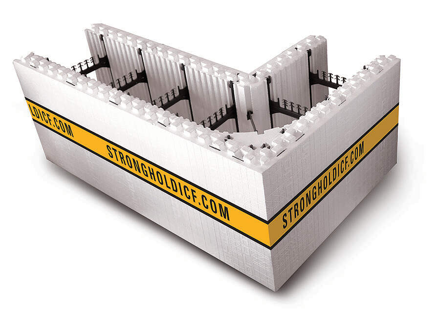 stronghold icf corner block